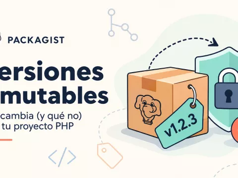 Packagist versiones inmutables