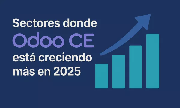 Sectores donde odoo está creciendo