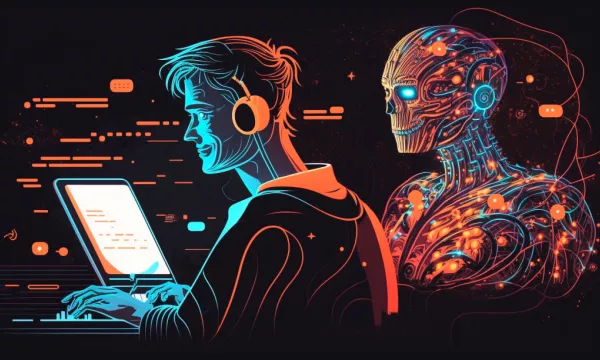 managume_a_human_and_a_friendly_smiling_artificial_intelligence_d1251922-09e5-4fd1-ad8f-1e0d22677263.png