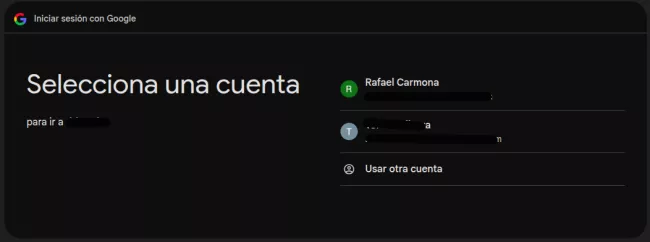 Login con google