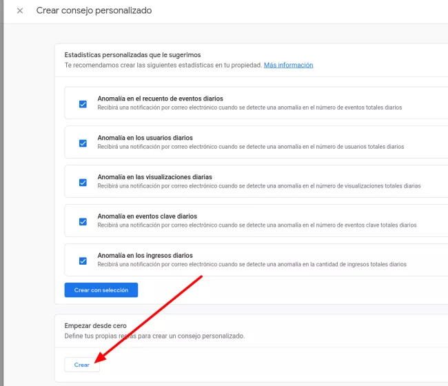 boton empezar desde cero