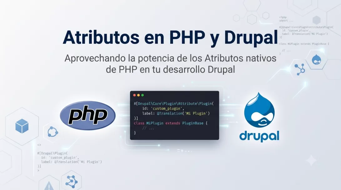 portada post "atributos en PHP y Drupal"