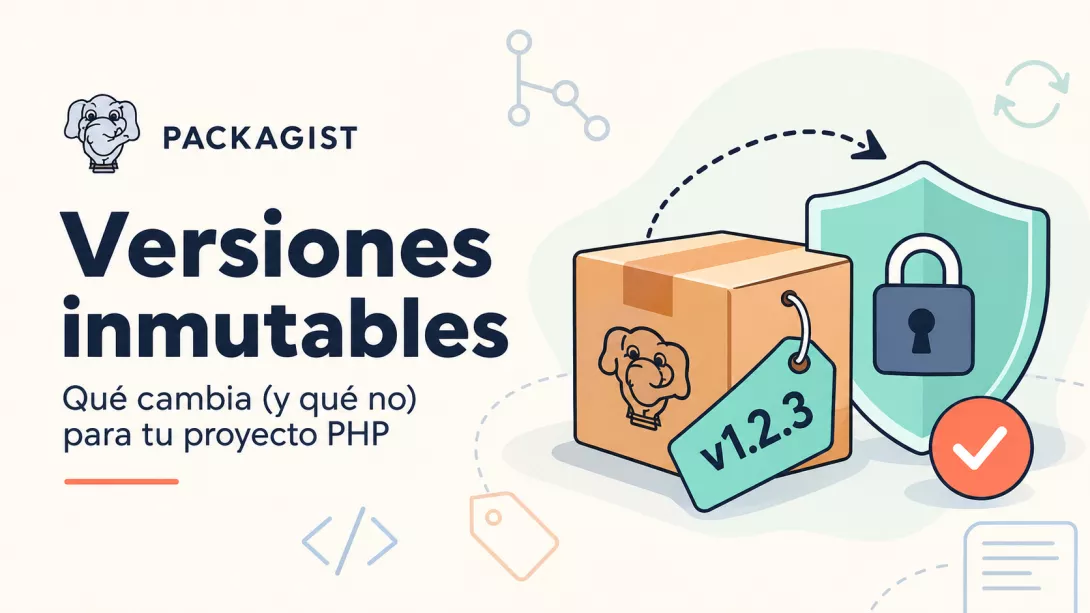 Packagist versiones inmutables