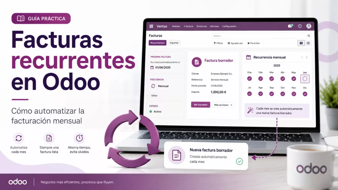 Cómo crear facturas recurrentes automáticamente en Odoo